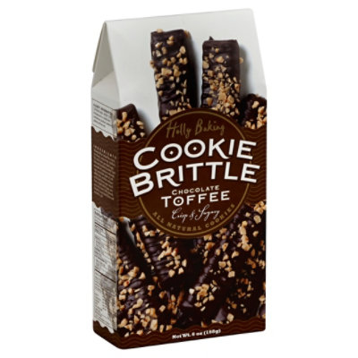 Holly Chocolate Toffee Cookie Brittle - Each