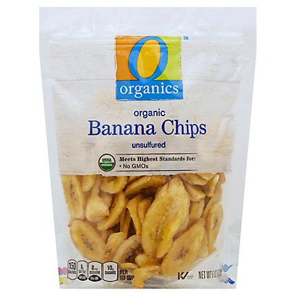 O Organics Organic Banana Chips Dried Unsulfured - 6 Oz - Image 1