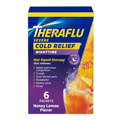 Theraflu Pain Reliever/ Fever Reducer Severe Cold & Cough - 6 Count - Image 1