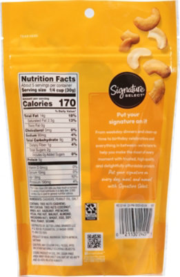 Signature SELECT Cashews Halves & Pieces Roasted & Salted - 5 Oz - Image 5