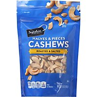 Signature SELECT Cashews Halves & Pieces Roasted & Salted - 5 Oz - Image 2