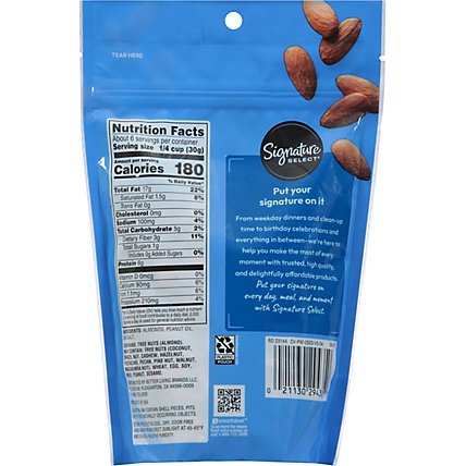 Signature SELECT Almond Roasted & Salted - 6 Oz - Image 6