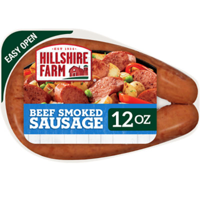 Hillshire Farm Beef Smoked Sausage Rope - 12 Oz - Image 1