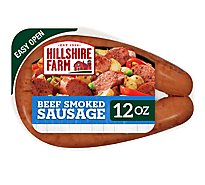 Hillshire Farm Beef Smoked Sausage Rope - 12 Oz