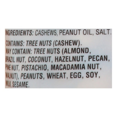 Signature SELECT Cashews Whole Roasted & Salted - 6 Oz - Image 4