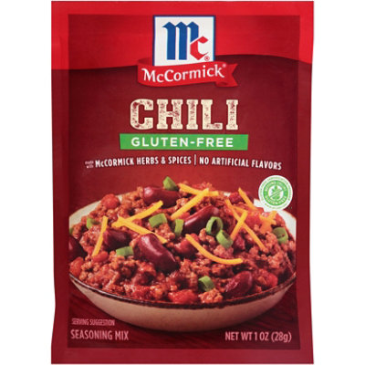 McCormick Seasoning Mix Chili Gluten Free - 1 Oz