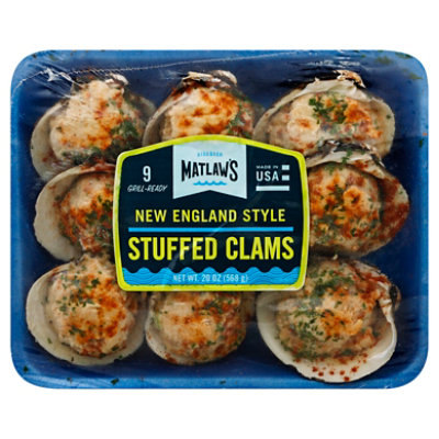 Matlaws Clams Large Stuffed 9-Pk - 20 Oz - Image 1