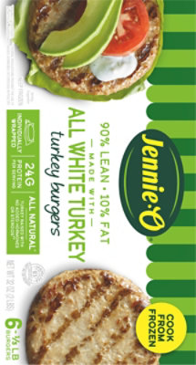 Jennie-O Turkey Store 93% Lean White Meat Turkey Burgers - 32 Oz - Image 6