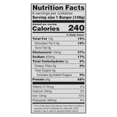 Jennie-O Turkey Store 93% Lean White Meat Turkey Burgers - 32 Oz - Image 4