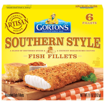 Gortons Fish Fillet Southern Fried - 11 Oz - Image 1