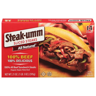 Steak-Umm Sandwich Steaks Thin Sliced - 21 Oz - Image 3