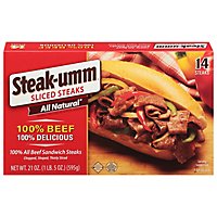 Steak-Umm Sandwich Steaks Thin Sliced - 21 Oz - Image 1