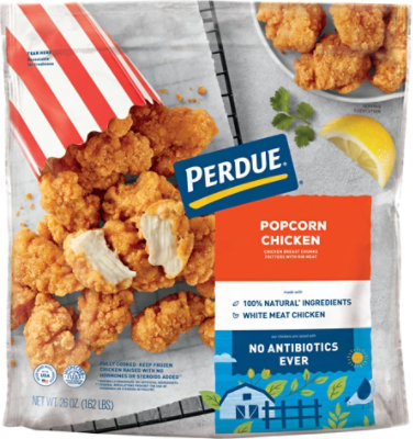 PERDUE Breaded Popcorn Style Chicken Breast Chunks Fully Cooked Frozen Meal - 26 Oz - Image 2