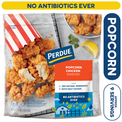 PERDUE Breaded Popcorn Style Fully Cooked Frozen Chicken Breast Meal Chunks - 26 Oz - Image 2