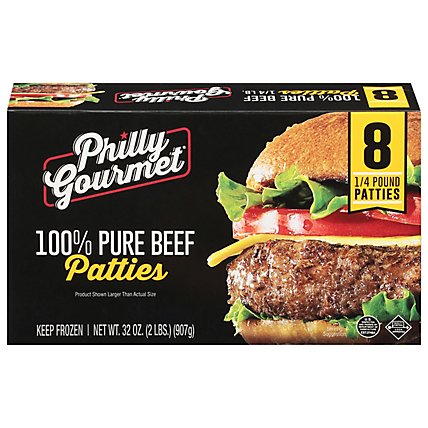 Philly Gourmet 100 Percent Beef Patty - 32 Oz - Image 3