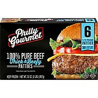 Philly Gourmet Thick And Beefy Beef Patty - 32 Oz - Image 3