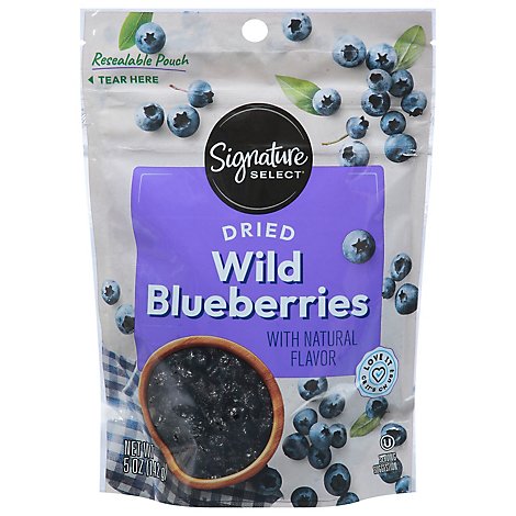 Signature Farms Wild Blueberries Dried - 5 Oz