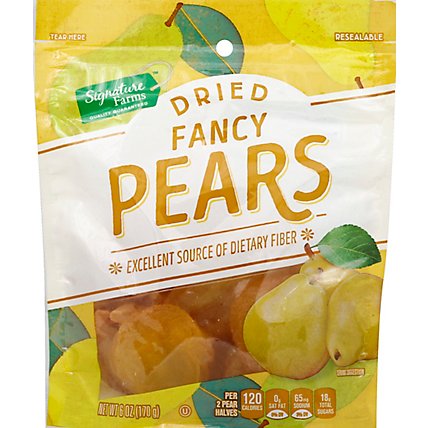 Signature Farms Dried Pears Fancy - 6 Oz