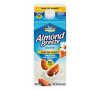 Blue Diamond Almonds Almond Breeze Milk Vanilla Hint Of Honey - 64 Fl. Oz.