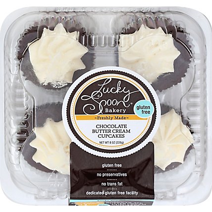 Lucky Spoon Cupcake With Van Buttercr Chocolate - 8 Oz - Image 2