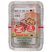 Handi Foil Storage Containers with Board Lids - 5 Count - Image 1