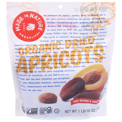Made In Nature Organic Dried Apricots - 16 Oz