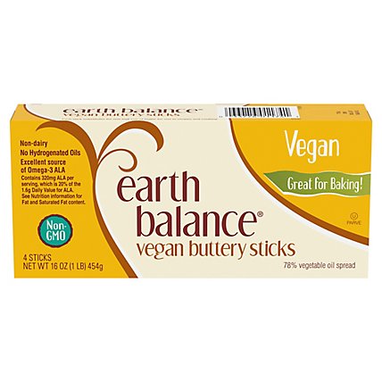 Earth Balance Vegan Buttery Sticks - 4-16 Oz - Image 2
