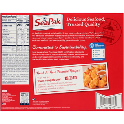 SeaPak Shrimp & Seafood Co. Shrimp Budweiser Beer Battered Oven Crunchy - 16 Oz - Image 9