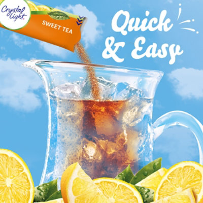 Crystal Light Sweet Tea Naturally Flavored Powdered Drink Mix Pitcher Packets - 6 Count - Image 4