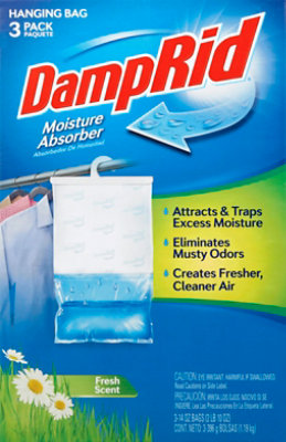 DampRid Hanging Moisture Absorber Fresh Scent - 3-14 Oz - Image 2
