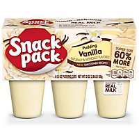 Snack Pack Pudding Super Vanilla - 6-5.5 Oz - Image 2