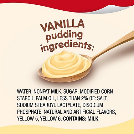 Snack Pack Pudding Super Vanilla - 6-5.5 Oz - Image 5
