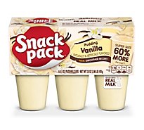 Snack Pack Pudding Super Vanilla - 6-5.5 Oz