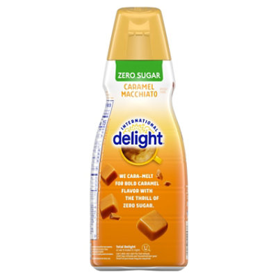 International Delight Sugar-Free  Zero Sugar Caramel Macchiato Coffee Creamer - 32 Fl. Oz. - Image 2