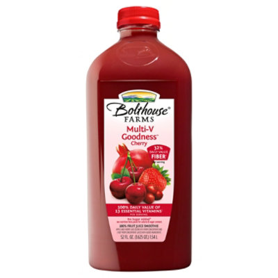 Bolthouse Farms 100% Fruit Juice Smoothie Multi-V Goodness Cherry - 52 Fl.  Oz. - Shaw's