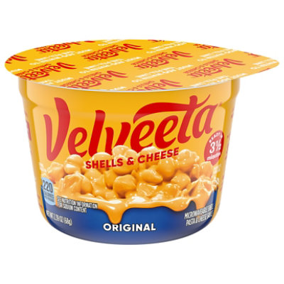 Velveeta Shells & Cheese Original Microwaveable Shell Pasta & Cheese Sauce Cup - 2.39 Oz