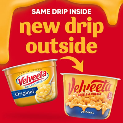 Velveeta Shells & Cheese Original Microwaveable Shell Pasta & Cheese Sauce Cup - 2.39 Oz - Image 3