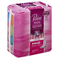 Poise Pads Maximum Long Pads With Side Shields - 12 Package - Image 1