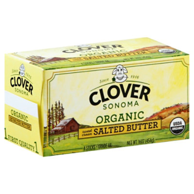 Clover Farms Salted Butter - 1 Lb - Image 1