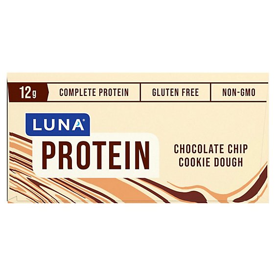 Luna Protein Bar Chocolate Chip Cookie Dough - 12-1.59 Oz