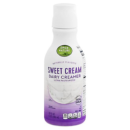 Open Nature Dairy Creamer Sweet Cream - 32 Fl. Oz. - Image 3