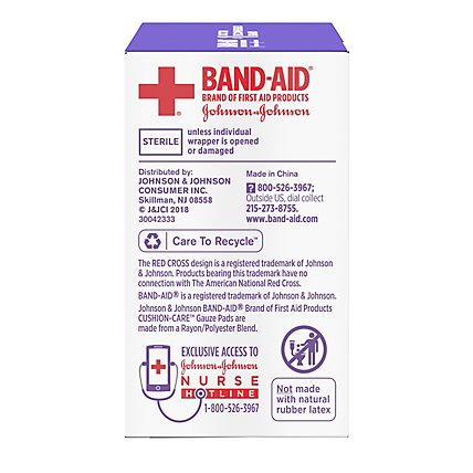 BAND-AID Gauze Pads Small - 10 Count - Image 2