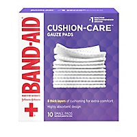 BAND-AID Gauze Pads Small - 10 Count - Image 1