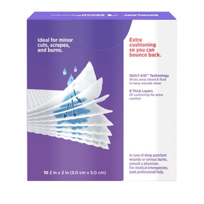 BAND-AID Gauze Pads Small - 10 Count - Image 5
