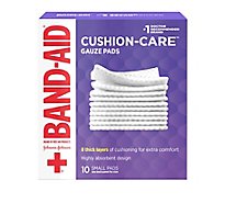 BAND-AID Gauze Pads Small - 10 Count
