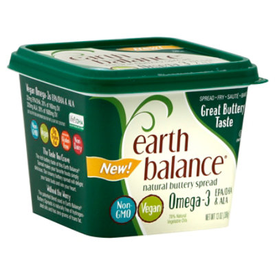Earth Balance Vegan Omega 3 Buttery Spread - 13 Oz