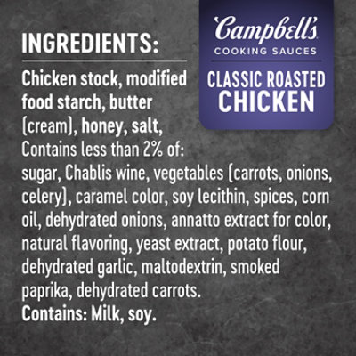 Campbell's Cooking Sauces Classic Roasted Chicken Sauce - 12 Oz - Image 5