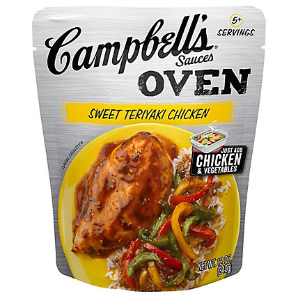 Campbells Sauces Oven Sweet Teriyaki Chicken Pouch - 12 Oz - Image 4