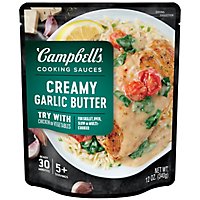 Campbells Sauces Oven Creamy Garlic Butter Chicken Pouch - 12 Oz - Image 2