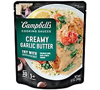 Campbells Sauces Oven Creamy Garlic Butter Chicken Pouch - 12 Oz